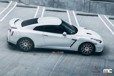 Cars nissan gtr vellano wheels tuning Art Print Poster 11x17