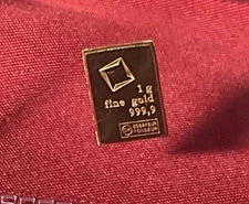 Valcambi 1 Gram .999 Gold Bars  (Various Design) In Flip Protector