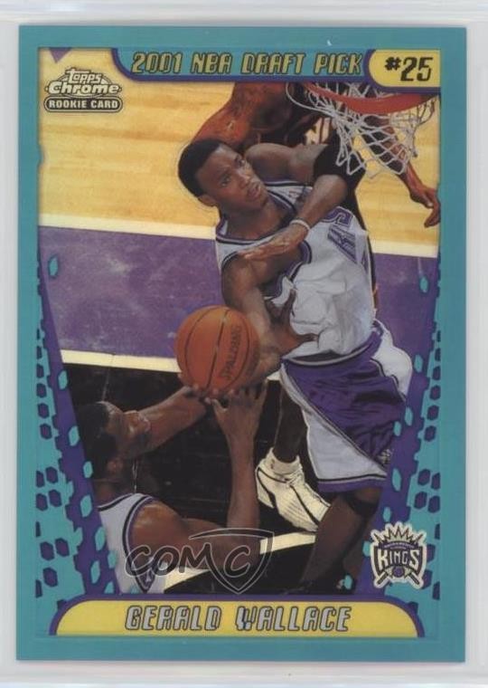 2001-02 Topps Chrome Refractor Gerald Wallace #152 k5i