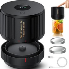 Electric Mason Jar Vacuum Sealer Kit Wide & R...