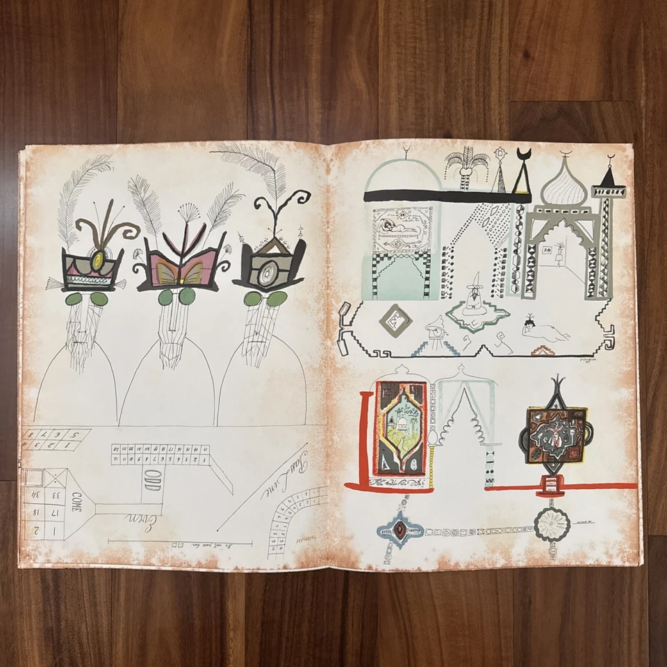 Derriere le Miroir 53-54, Saul Steinberg lithographs, Maeght 1953 vintageINV2099 - Image 3 of 4