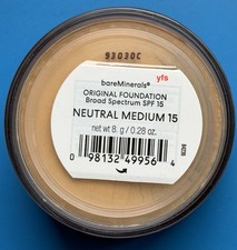 bareMinerals ORIGINAL Loose Powder Foundation SPF 15 0.28 oz Natural Medium 15