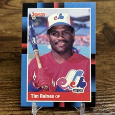1988 Donruss #345 Tim Raines