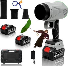 Seese Cordless Handheld Violent Fan/Leaf Blower  2 Batteries/Charger/Case