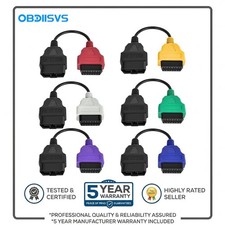 Obdiisvs 6pcs Multiecuscan Adapter Cables For Fiat Alfa Romeo Lancia Obd2 Tool