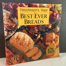 Fleischmann's Yeast Best-Ever Breads Book 1993 79 Pages 125th Anniversary VGUC