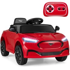 Licensed Ford Mach E Electric Vehicle w/Parent Control, LED Lights, Horn, Music