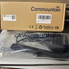 Commountain Heavy Duty 2 Pin Speaker Mic cm01-k20-b-04-28 NEW