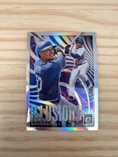 2020 Donruss Optic Illusions Holo #7 Mookie Betts - Los Angeles Dodgers