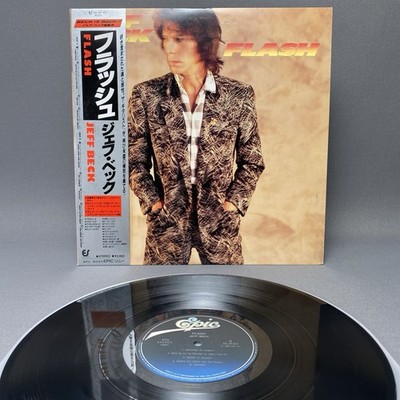 Jeff Beck - Flash Japan Press Vinyl LP Schallplatte Rock OBI
