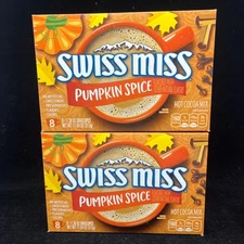 8-Packet Boxes Swiss Miss Pumpkin Spice Hot Cocoa 2026 (Choice pack of 2,3 or 4)