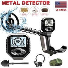 Waterproof Detector De Metales Oro y Plata LCD Display Deep Ground Gold Finder