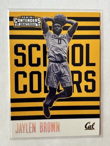 Jaylen Brown #8 2016 Panini Contenders Draft Picks School Colors card
