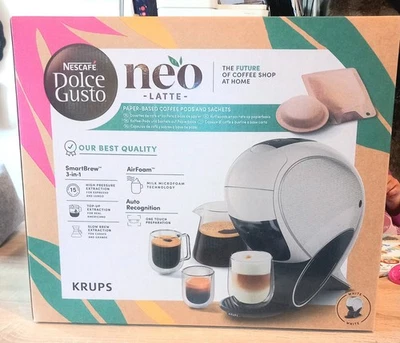 Machine a café DOLCE GUSTO NEO LATTE blanche (neuve jamais déballé) - Photo 1/4