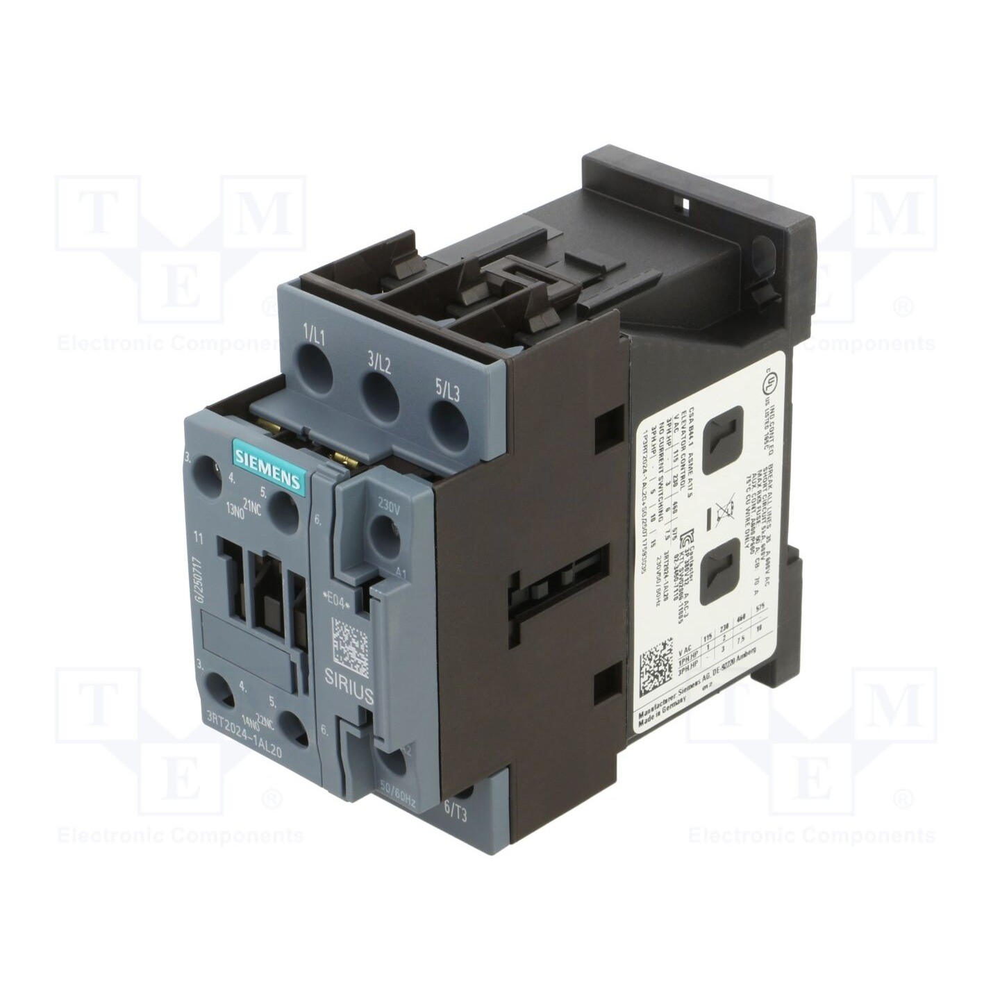 SIEMENS 3RT2024-1AL20 Contactor