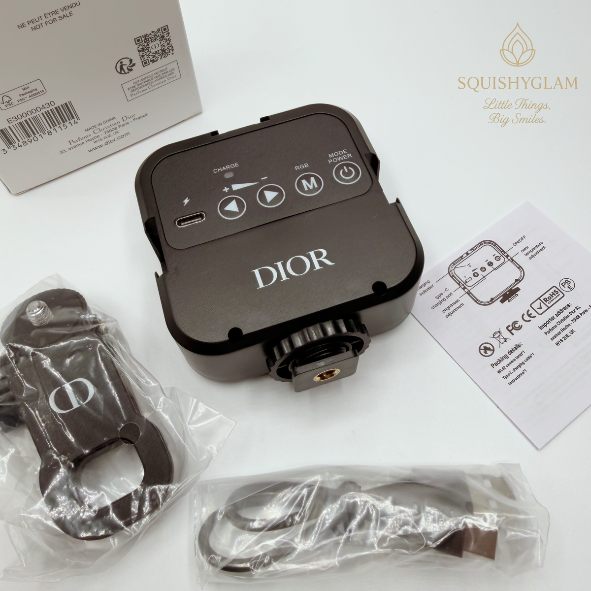 Dior Photo Phone LED Light Cell Phone Camera for Selfie Video