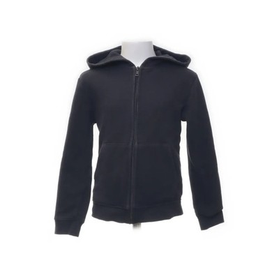 H&M, Kapuzenpullover, Größe: 122/128, Schwarz, Baumwolle/Polyester #eHM