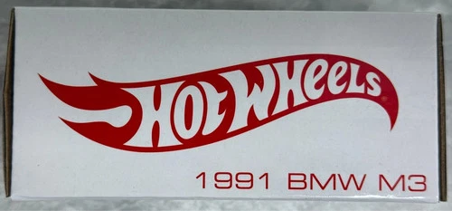 NEW IN BOX - HOT WHEELS RLC EXCLUSIVE 1991 BMW M3 SPECTRAFLAME RED HNL25