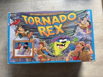 Vintage Tornado Rex / Brettspiel / Parker 1992 / nicht vollständig / getestet^
