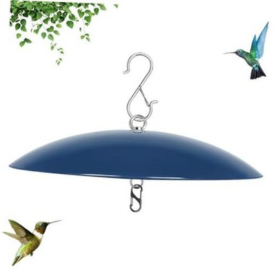 Bird Feeder Dome Guard,Squirrel Baffle for Hanging 13Inch /1 Pack Blue