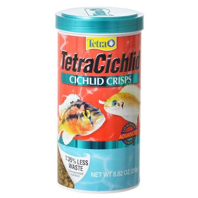 882 oz Cichlid Crisps Fish Food Clear Water