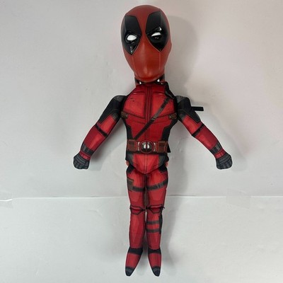 Marvel Deadpool Plush Pull String Action Figure Doll 12'' Untested