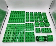 Lego Duplo Verde Placas Base Bloques Ladrillos 8x8 4x8 4x4 2x6 2x2 Lote De 17