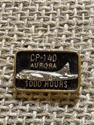 RCAF Royal Canadian Air Force Lockheed CP-140 Radar Aircraft 1000 Hours Pin