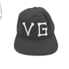 Violent Gentlemen Snapback Hat Mens One Size Black VG Bone Applique Flat Brim