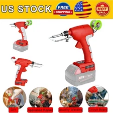 75W Cordless Portable Soldering Gun Kit for Milwaukee 18V Li-ion Battery Powered