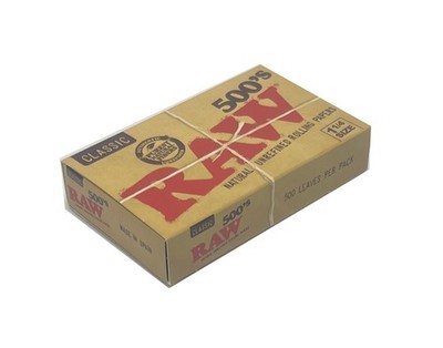 Raw Classic 500'S Rolling Paper/ 1-1/4 / 1 PACKS OF 500 LEAVES