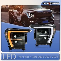For 2021 2022 2023 Ford F150 LED DRL Headlights Replace Halogen Front Head Lamps (For: More than one vehicle)