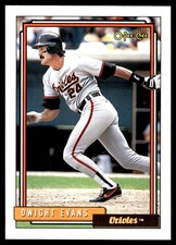 Dwight Evans 1992 Topps #705 Orioles MLB READ FREE SHIPPING AutographDen