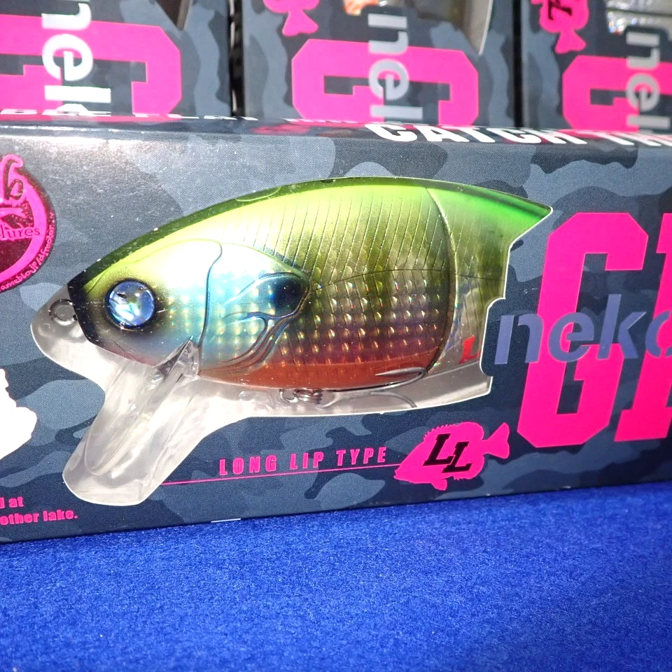 JDM Joint Minnow Blue Gill Shape Nekosogill LL X 4 PHAT LAB inc. Made in JAPAN - Image 4 of 4