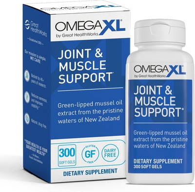 #ad Omega XL 300 Capsules Green Lipped Mussel Joint amp; Muscle Relief Supplement $18.12