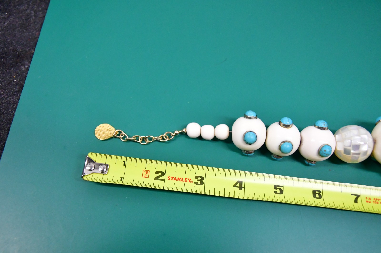 Devon Leigh Chunky Statement Necklace Turquoise M… - image 8