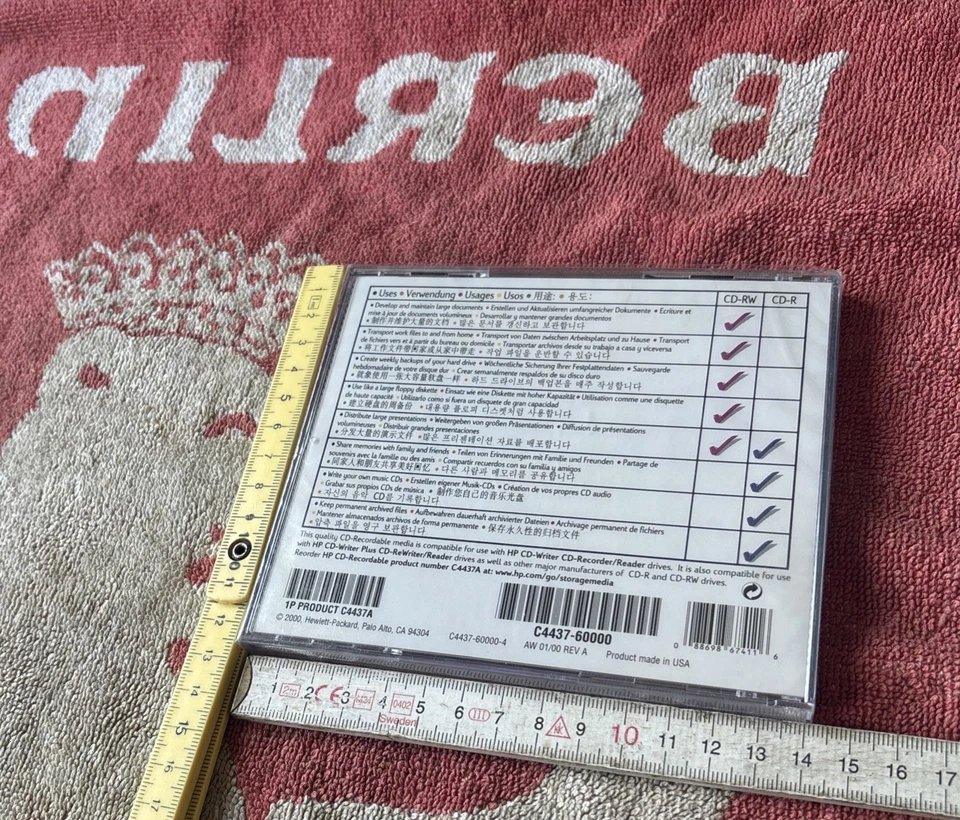H P -/ CD-R C4437A HP 650MB/74 min. - Bild 4 von 4