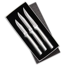 Rada Paring Knife Set 3-Piece Silver Handles Kitchen Gift Kitchenware Knife