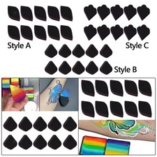 10 Pieces Body Painting Sponges Reusable for Kids Set for Crafts Facepaint