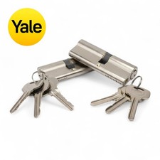 2x YALE Euro Double Cylinder Lock Pair 35/10/45 Keyed Alike (6) 40/50mm 90mm