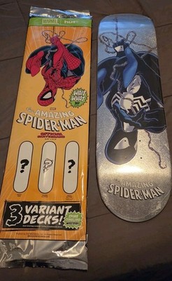HUF x Marvel Spiderman Skateboard Spider-Man Issue #321 Blind Bag 8.25'' OPENED