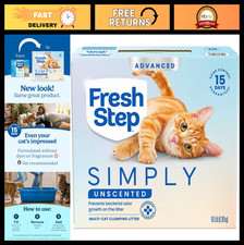 Unscented Multi-Cat Clumping Cat Litter - Low Dust, Odor Control, 18.5 lb