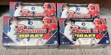 (4) Lot 2025 Bowman Draft MLB Baseball Factory Sealed Jumbo Hobby Box