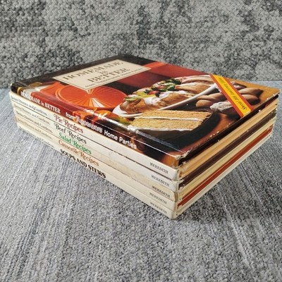 Vintage Better Homes Tupperware 6 Cookbook Lot Salad Beef Pie Soup Stew Parties