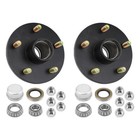 2Pcs Trailer Hubs Ford Pattern 5 Stud Wheel Lazy Hub Kit (Holden LM Bearings)