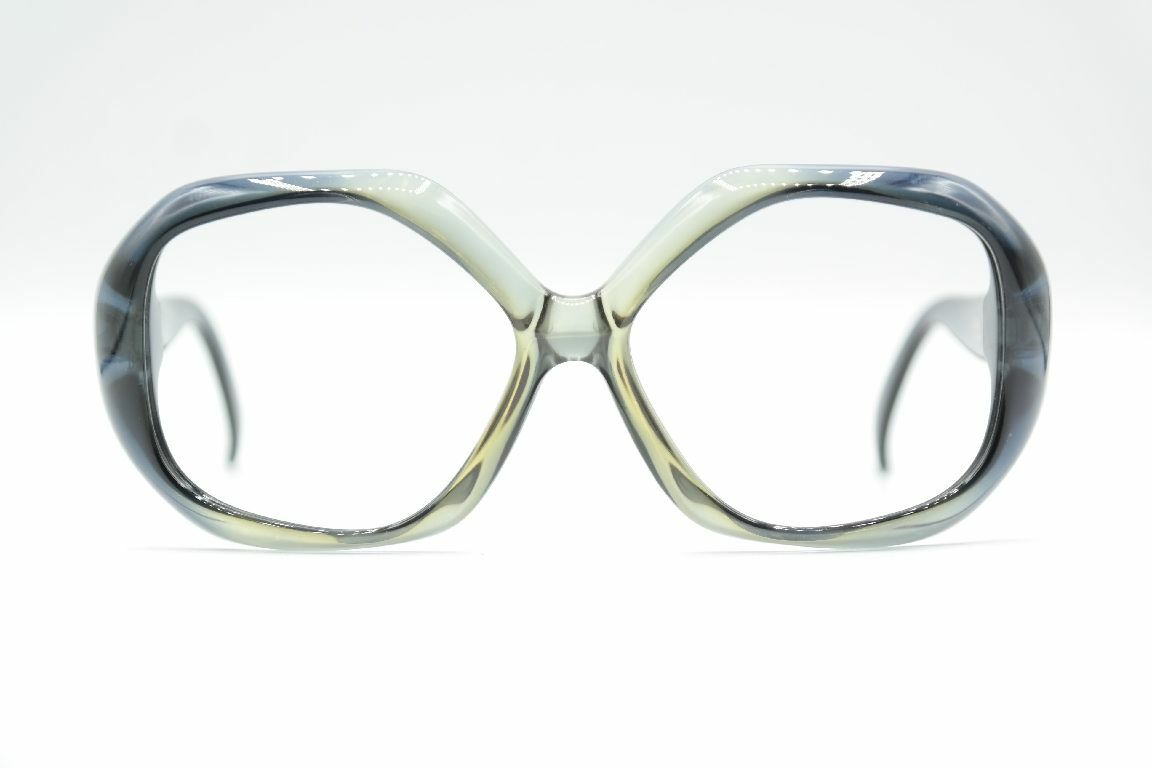 Gafas Vintage Cobra 4718 Verde Azul Ovaladas Montura NOS