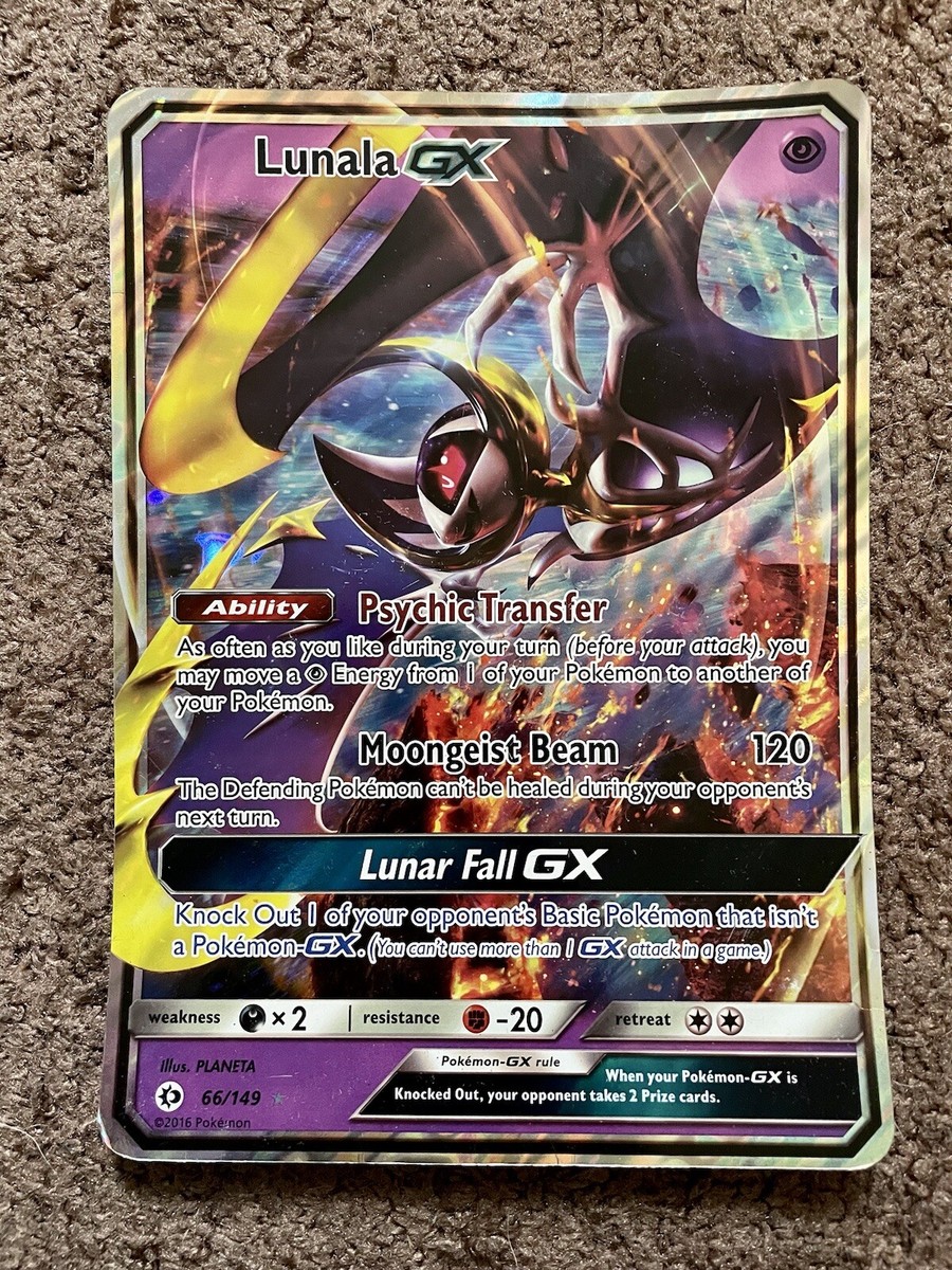 ルナルナ Pokémon TCG Lunala GX Sun & Moon Base Set 66/149 Holo Ultra