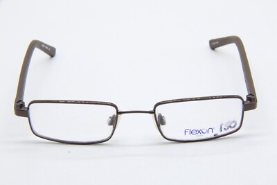 Flexon Kids 117 Chocolate Chunk Authentic Eyeglasses 46-18-130 Flexon Kids 117 CHOCOLATE CHUNK 46-18-130 Brown Full Rim  main image 4