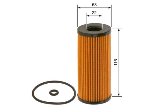 KIT Tagliando 4 Filtri per MERCEDES-BENZ (Classe A W169 - Classe B W245) BOSCH - Bild 8 von 24