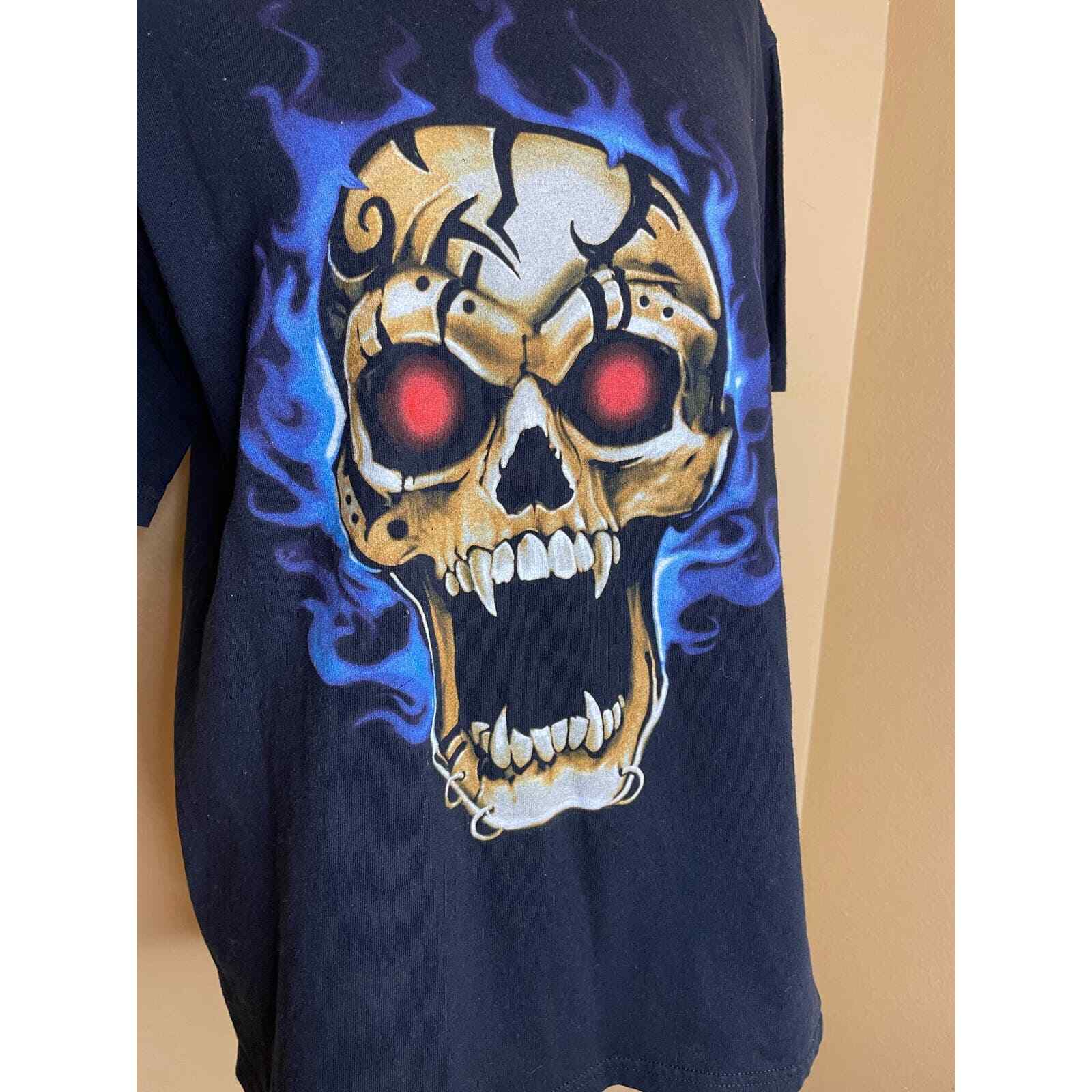 NWT Men’s Black Skull Graphic Tee eBay